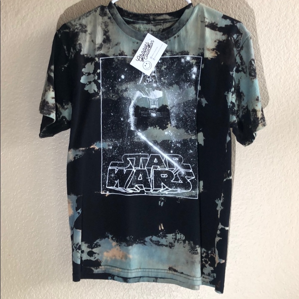 Hand dyed star wars shirt
